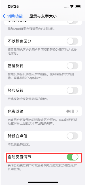 昌邑苹果15维修店分享iPhone 15 Pro系列屏幕亮度 